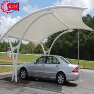 Steel Car Parking Shed with double bending pipe